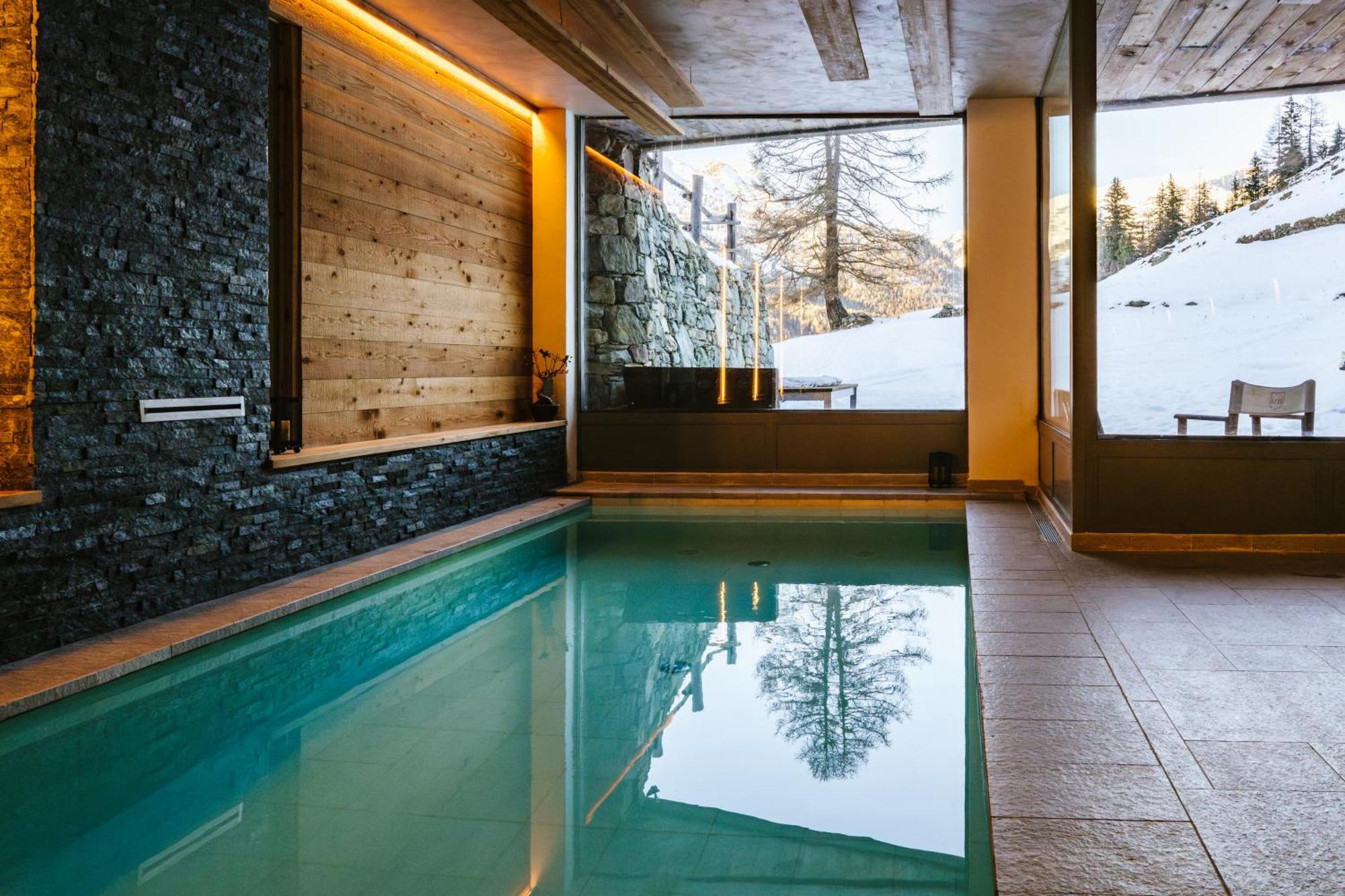 Hotellerie De Mascognaz Champoluc Exterior foto